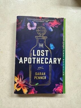 The Lost Apothecary by Sarah Penner - Floral Dark Purple Cover